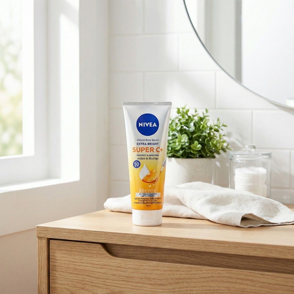 NIVEA BODY EXTRA BRIGHT SUPER C+ 170ML.