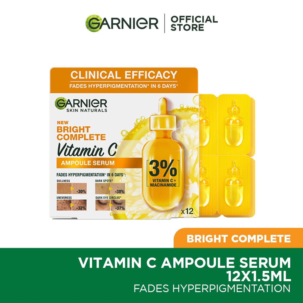 GARNIER VITAMIN C AMPOULE SERUM 1.5ML