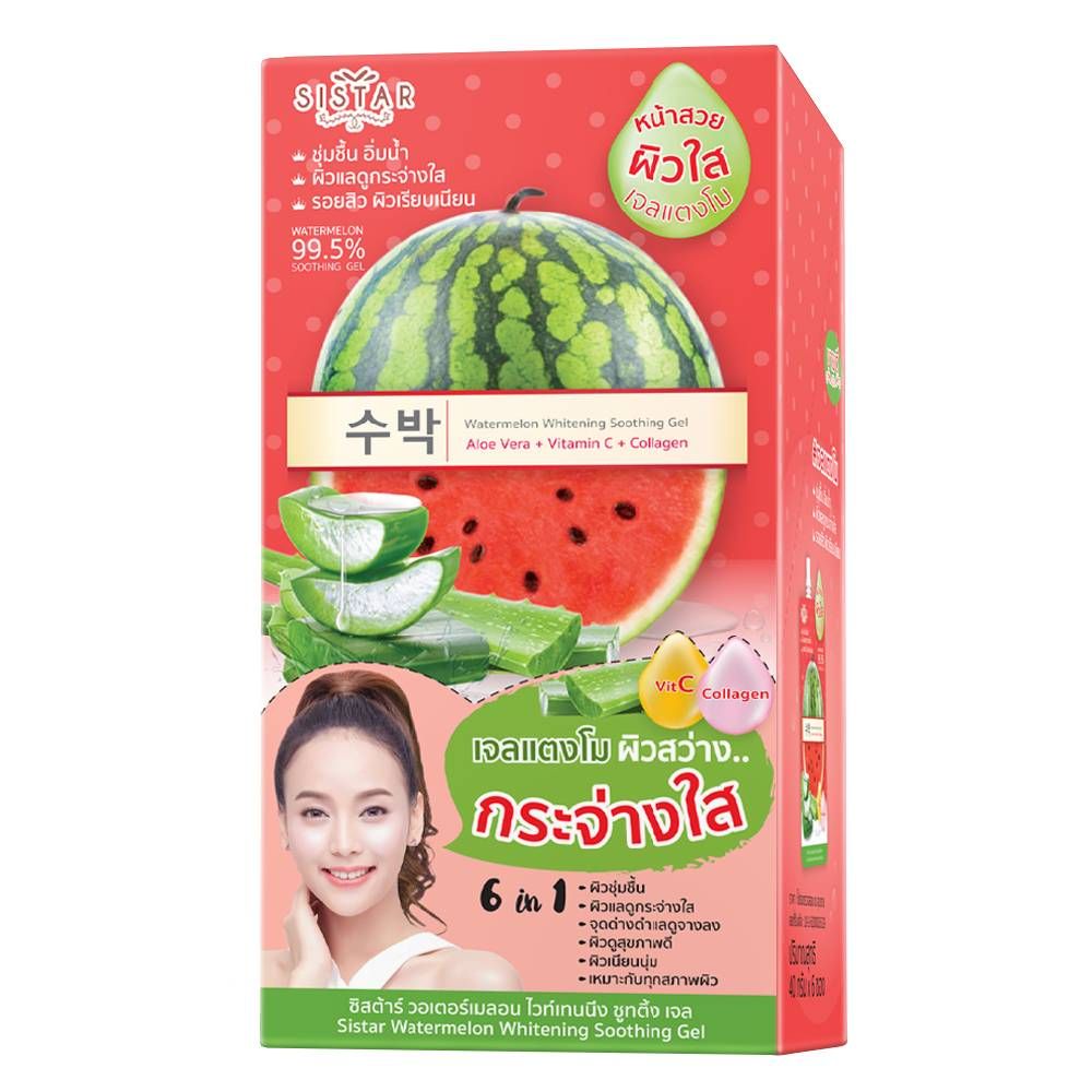 SISTAR WATER MELON SOOTHING GEL 40G.