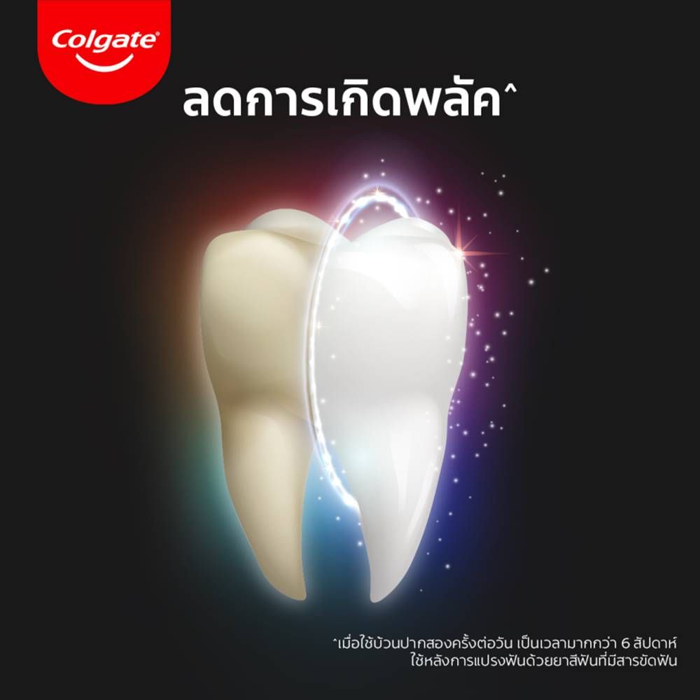 คอลเกตน้ำยาบ้วนปากออพติกไวท์ชาร์โคล500มล