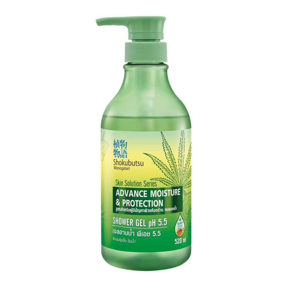 SHOKUBUTSU SHOWER GEL ADVANCED MOISTURE PROTECTION