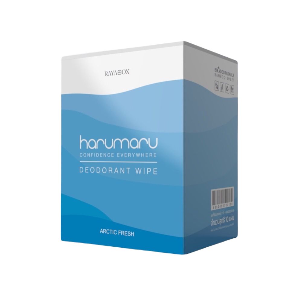 ฮารุมารุดีโอไวพ์เฟรช แผ่นเช็ดเหงื่อและกลิ่นใต้วงแขน5 แผ่น