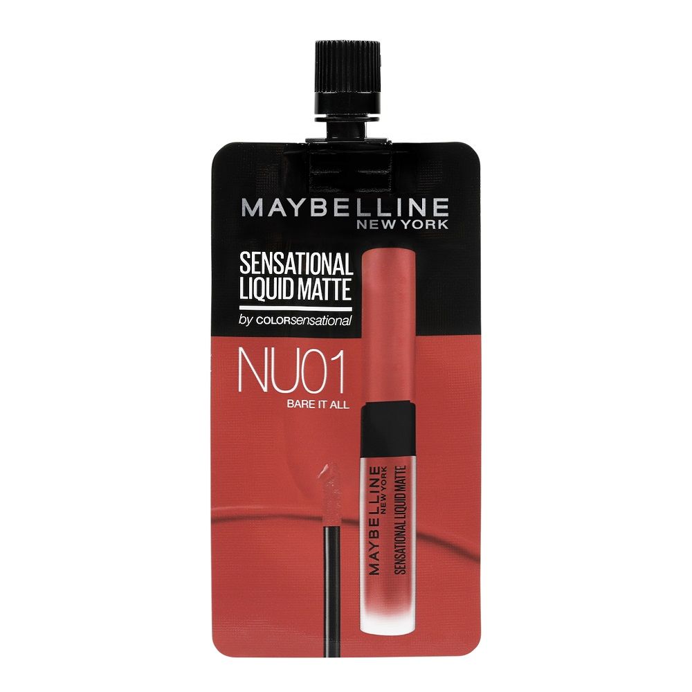 MAYBELLINE - เซนเซชั่นแนล ลิควิด แมท 2มล NU01 P6