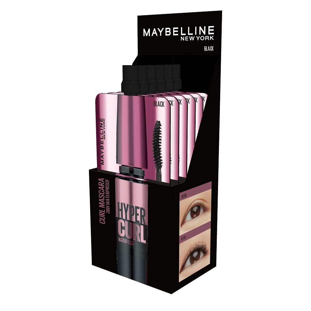 MAYBELLINE - HYPERCURL MASCARA BLACK 3ML P6
