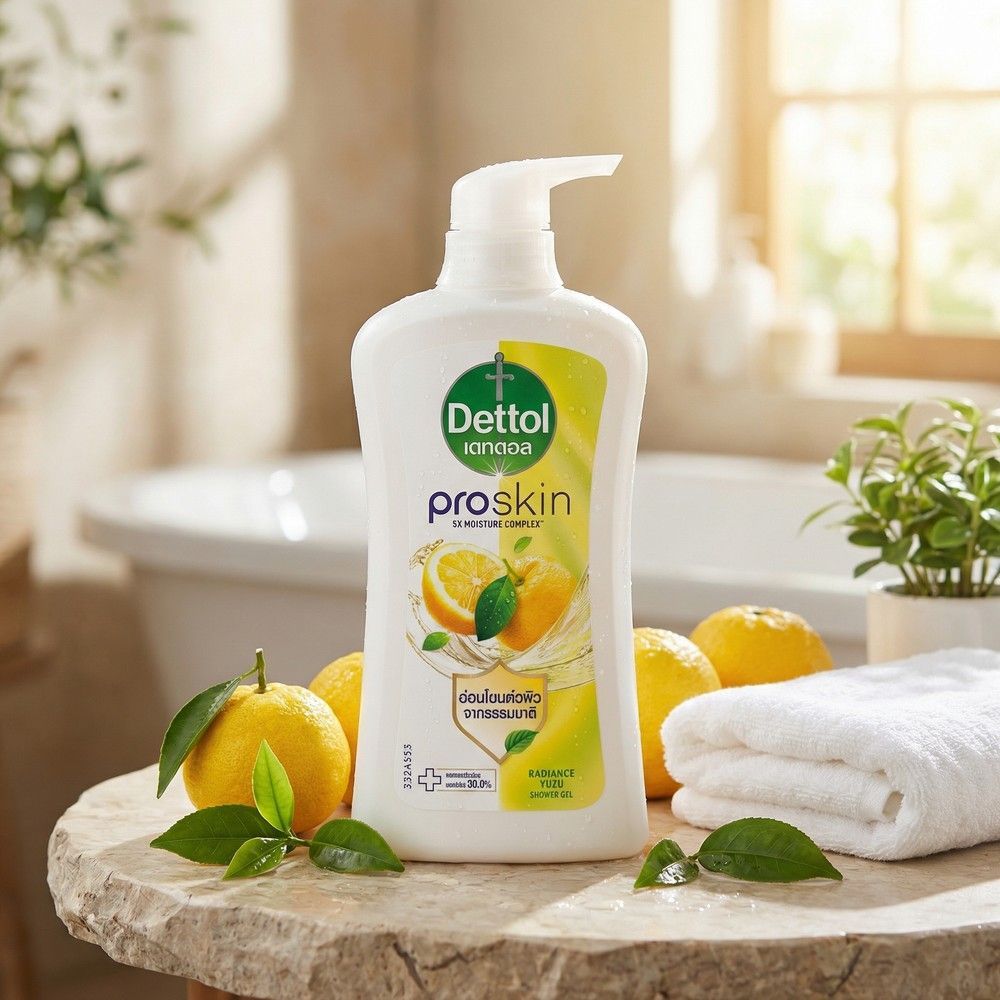 DETTOL PROSKIN RADIANCE YUZU SHOWER GEL 450 G