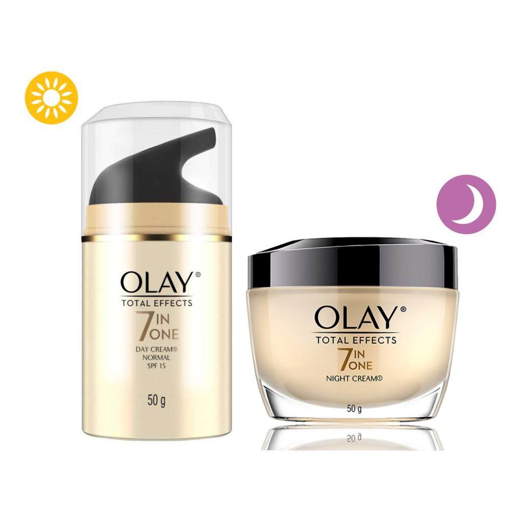 โอเลย์โททัลเอ็ฟเฟ็คส์เดย์50ก+ไนท์ครีม50ก