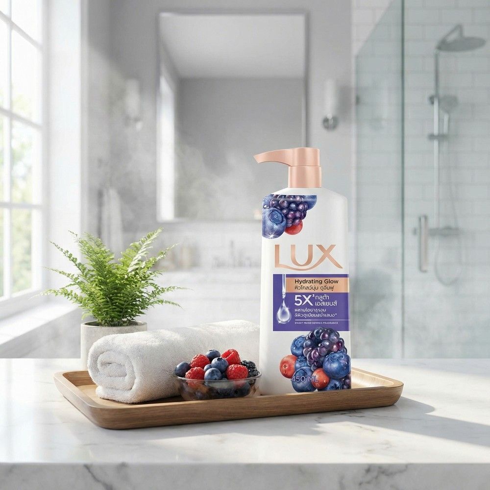 LUX SHOWER CREAM MIXED BERRIES 450 ML.