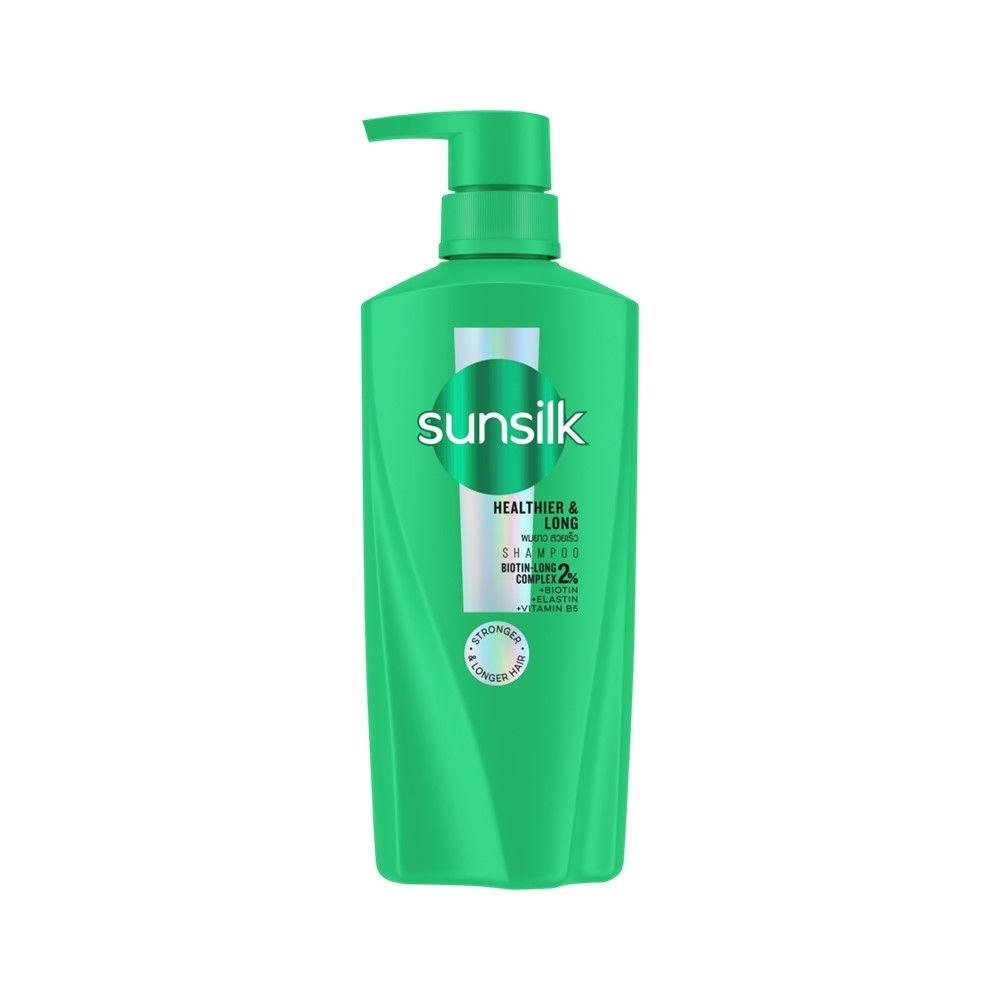 SUNSILK SHAMP HEALTHIER LONG GREEN 350ML.