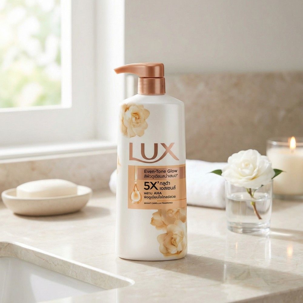 LUX SHOWER CREAM CAMELLIA 450 ML.