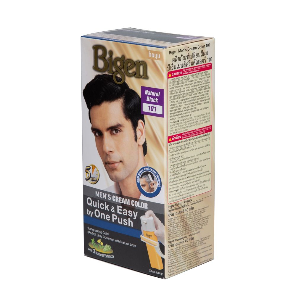 BIGEN MENS CREAM COLOR NATURAL BLACK 101
