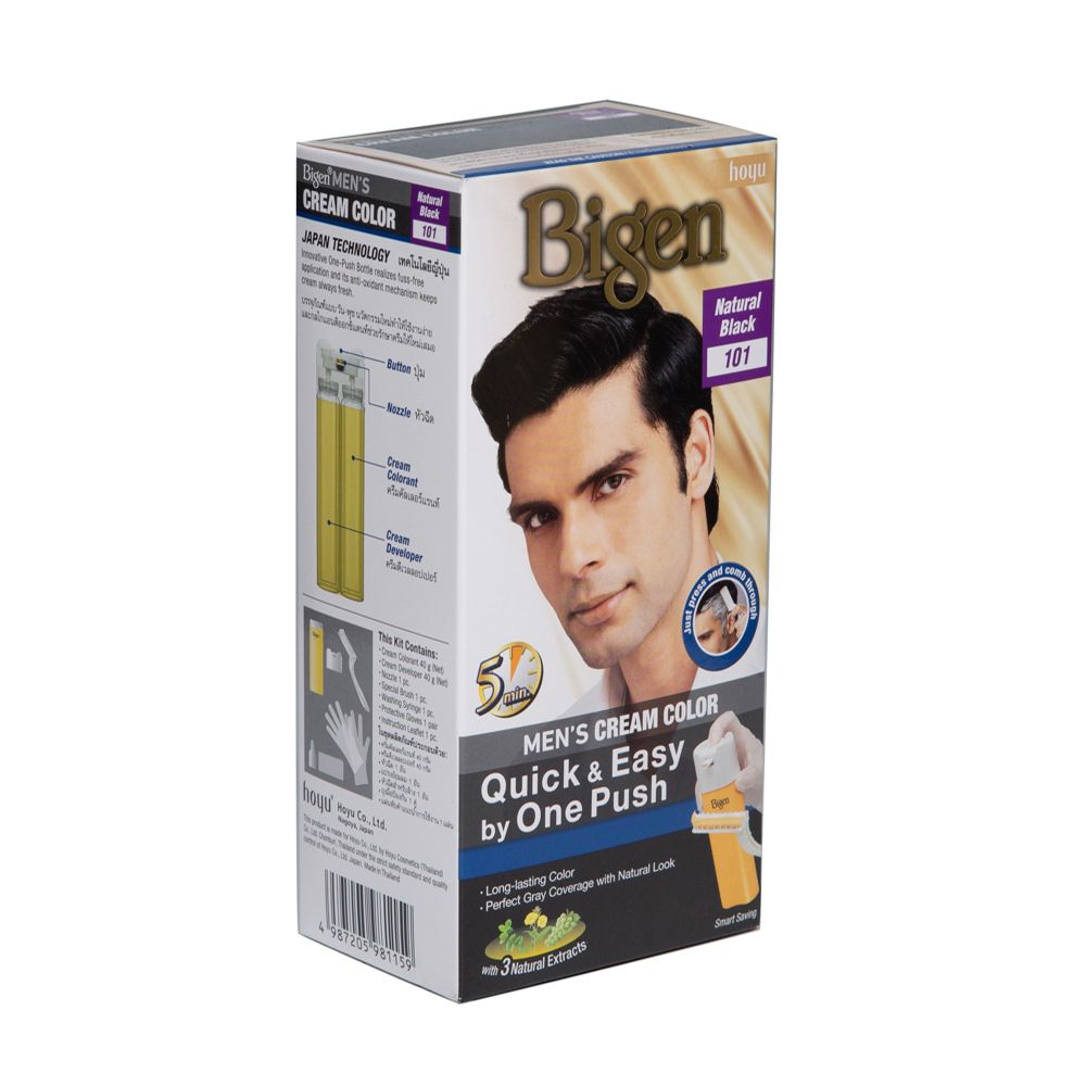 BIGEN MENS CREAM COLOR NATURAL BLACK 101