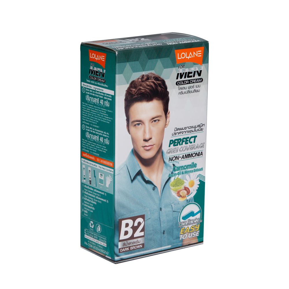 โลแลนฟอร์เมนคัลเลอร์ครีม B2 น้ำตาลเข้ม