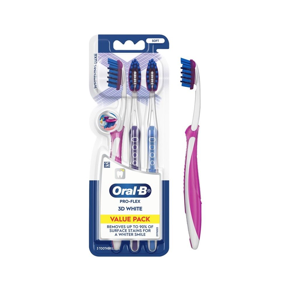ORAL-B 3D WHITE BLISTER PACK3