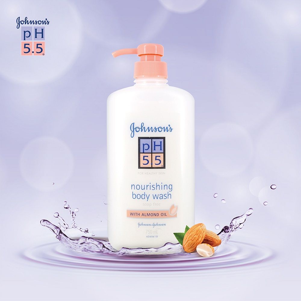 JOHNSON BODY WASH PH5.5 ALMOND 750ML