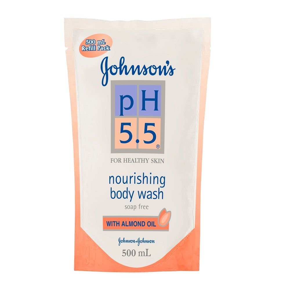 JOHNSON BODY WASH PH5.5 ALMOND RF 500ML