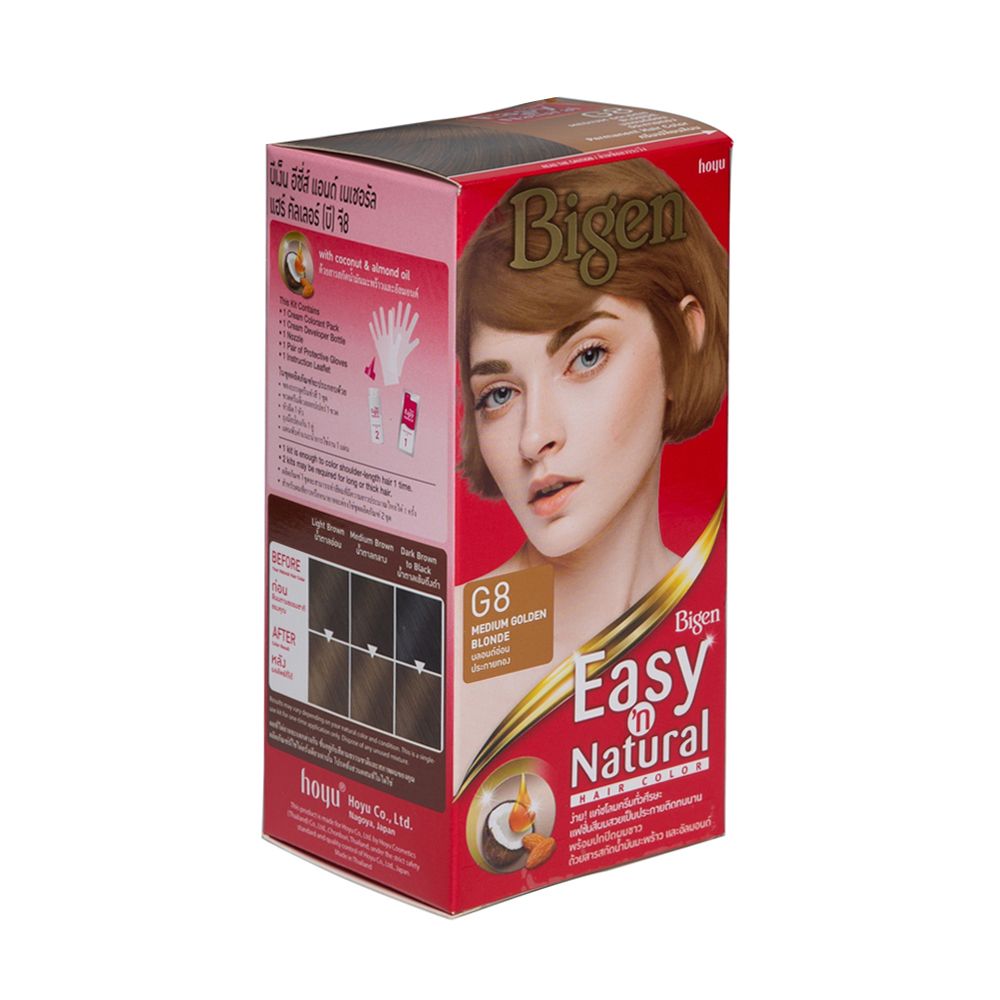 บีเง็นอีซี่เนเชอรัลบลอนด์อ่อนประกายทองG8