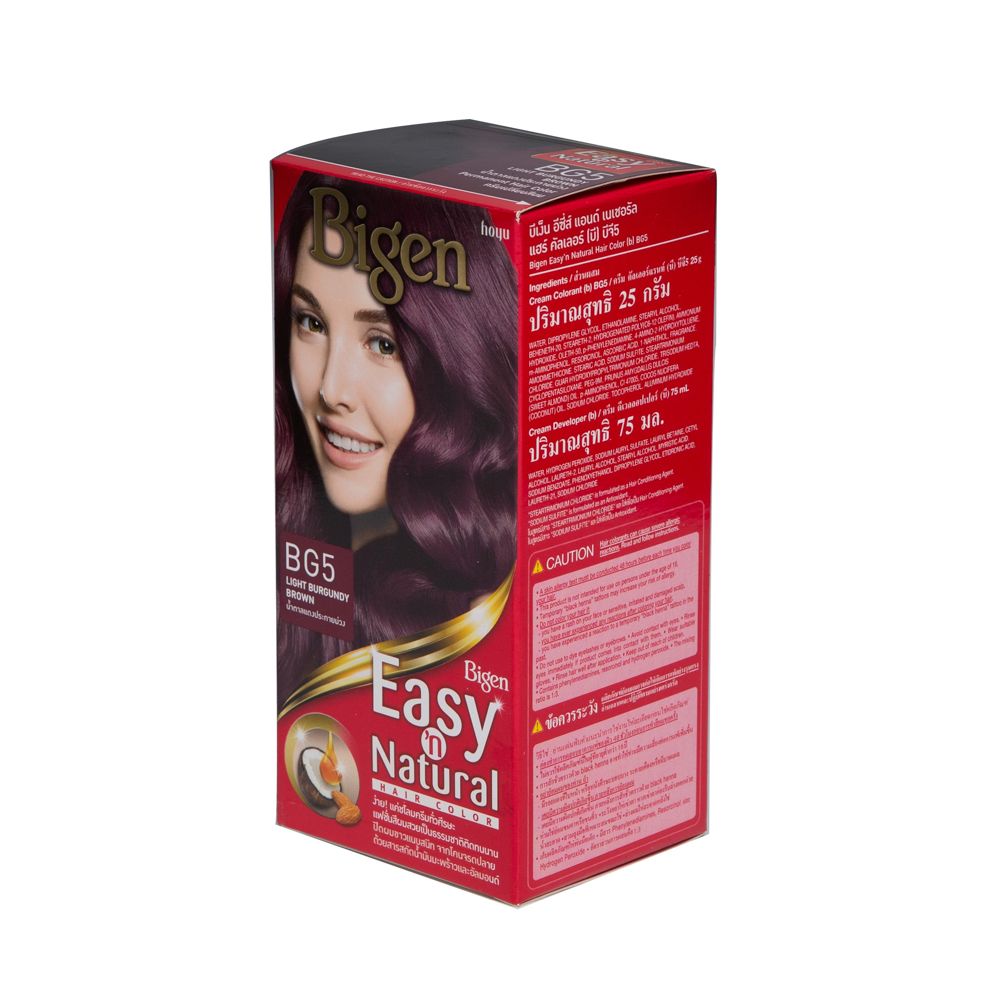 BIGEN EASY NATURAL LIGHT BURGUNDY BROWN