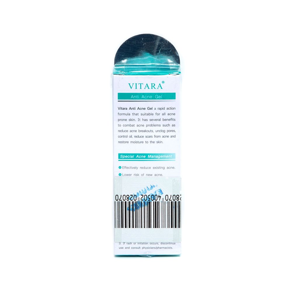 VITARA ANTI ACNE GEL 10G