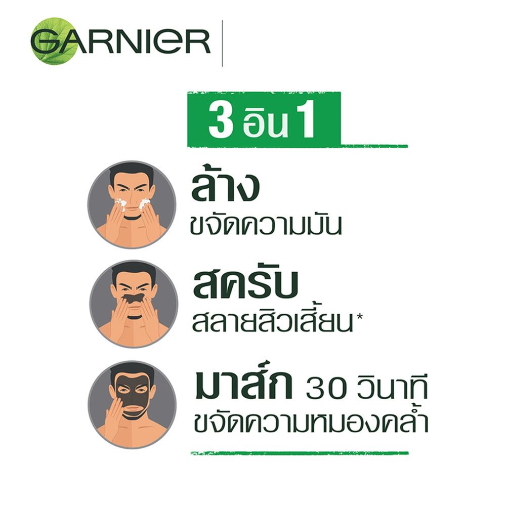การ์นิเย่เมนเทอร์โบไลท์3อิน1ชาร์โคล150มล