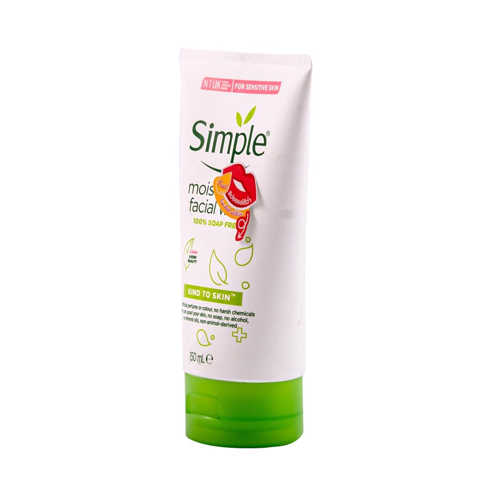 SIMPLE MOITURISING FACIAL WASH 150ML.
