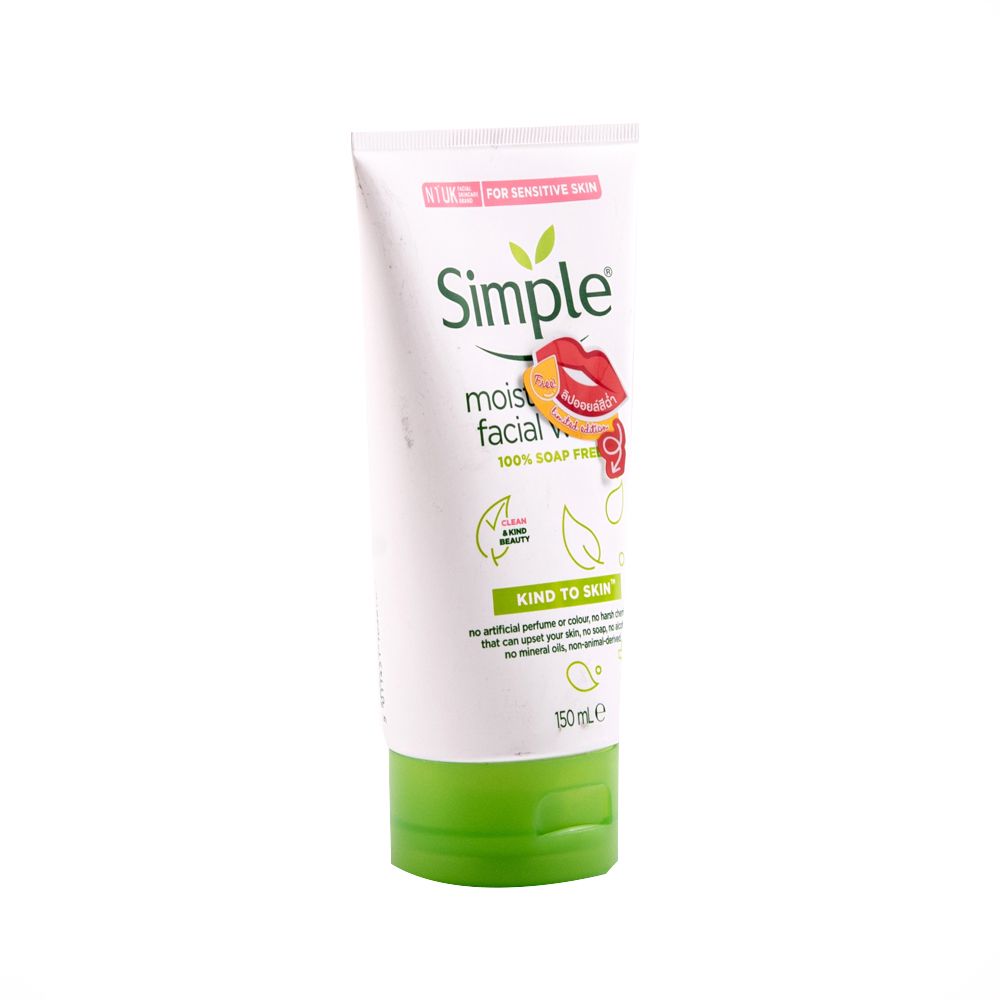 SIMPLE MOITURISING FACIAL WASH 150ML.
