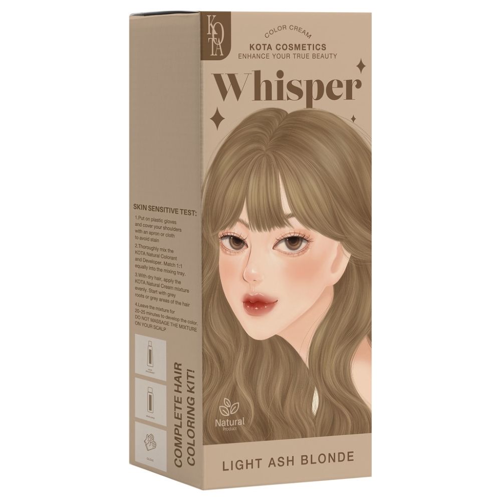 KOTA COSMETICS COLOR CREAM WHISPER 200ML.