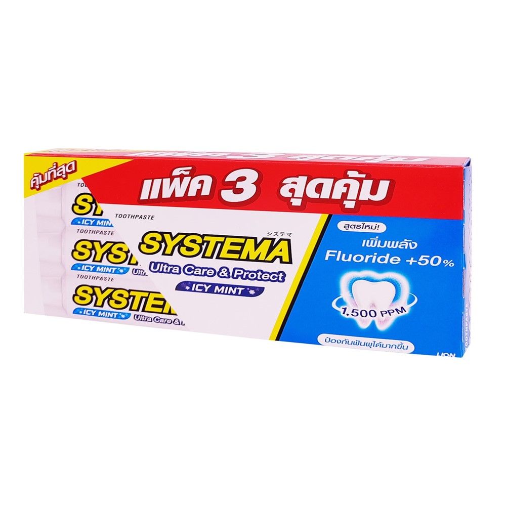 SYSTEMA TOOTHPASTE ICY MINT 140 G. X3