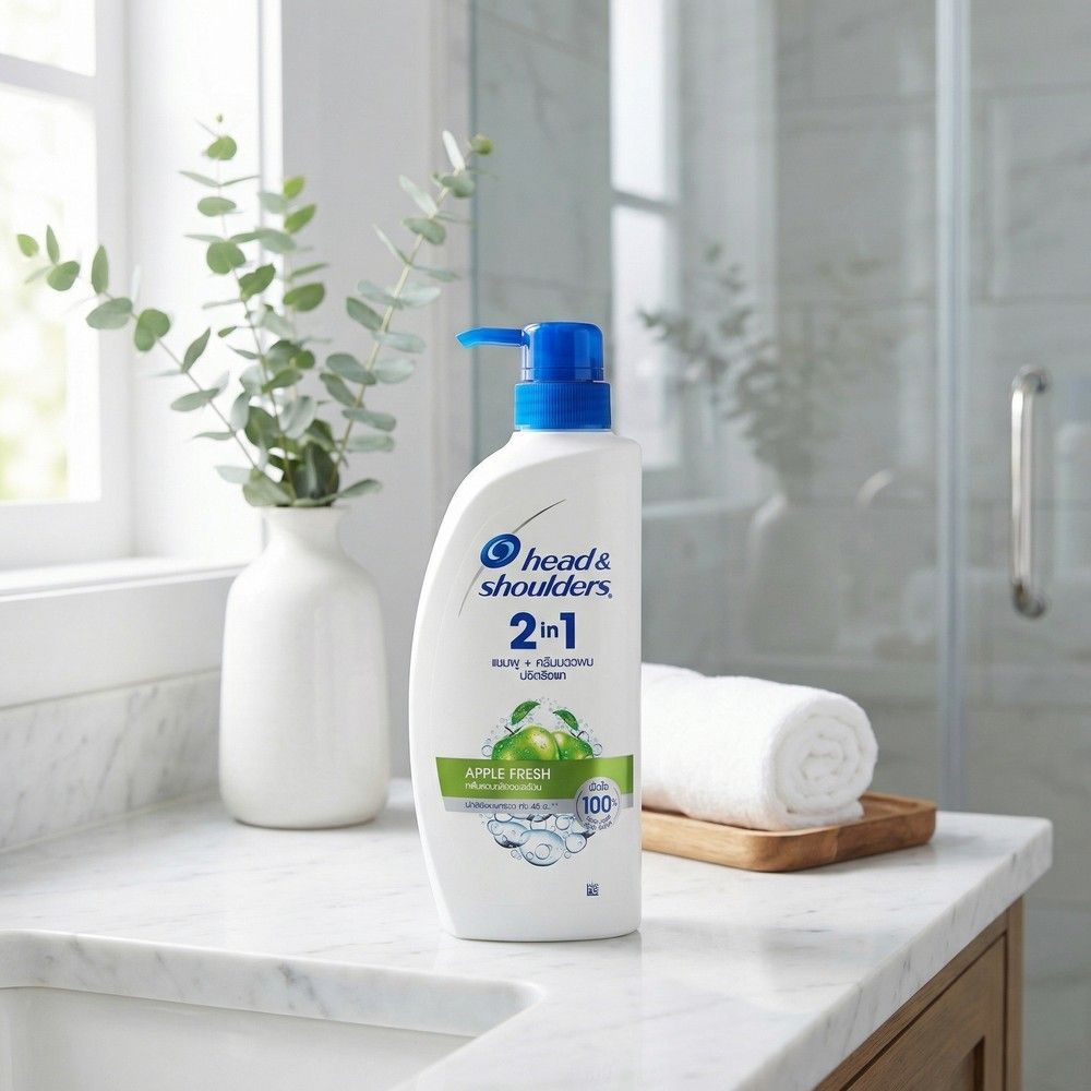 HEAD AND SHOULDERS 2IN1 SHAMPOO APPLE FRESH 370 ML.