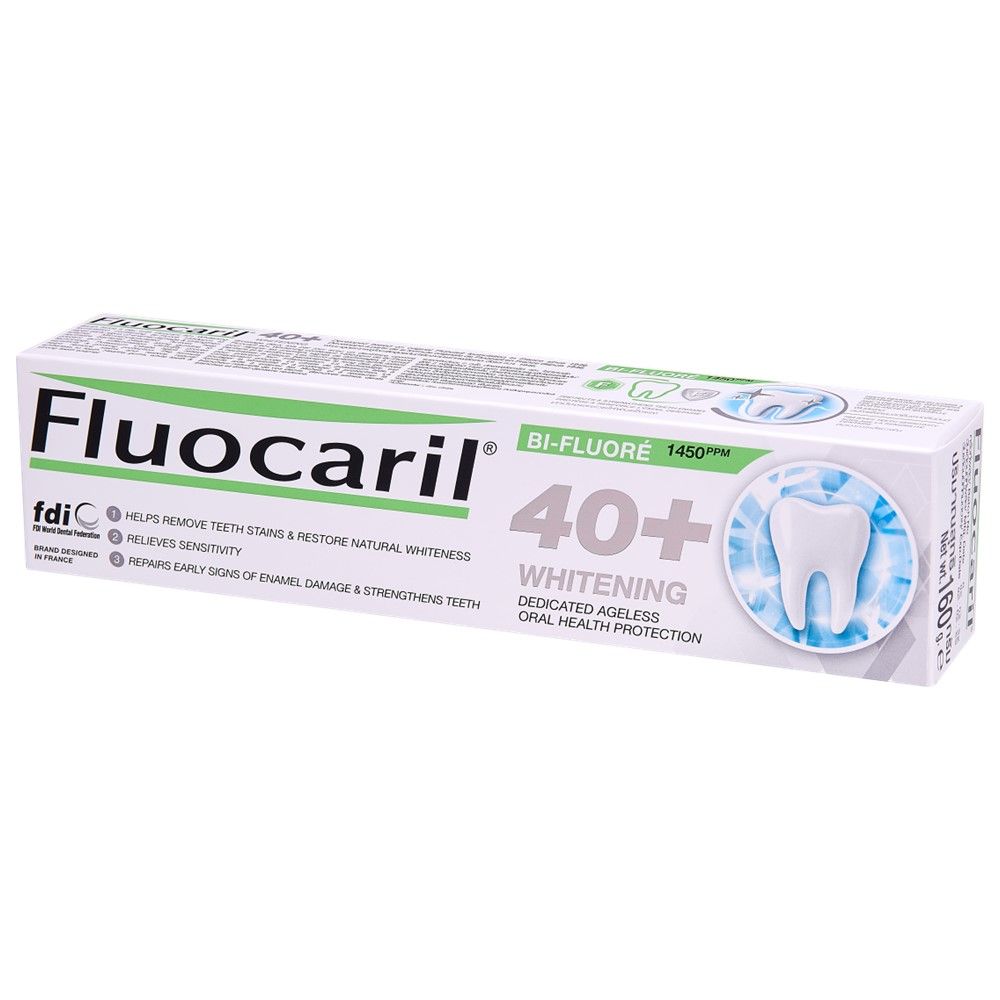FLUOCARIL ยาสีฟัน40พลัส ไวท์เทนนิ่ง 160 กรัม