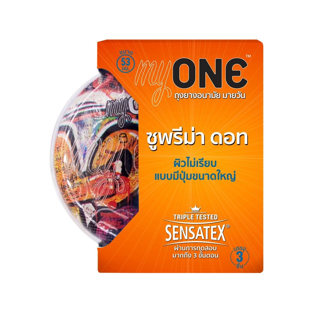 MYONE SUPREMA DOTS CONDOM 3 PCS.