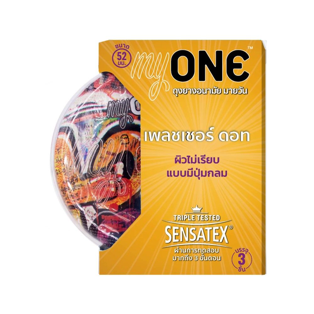 MYONE PLEASURE DOTS CONDOM 3 PCS.