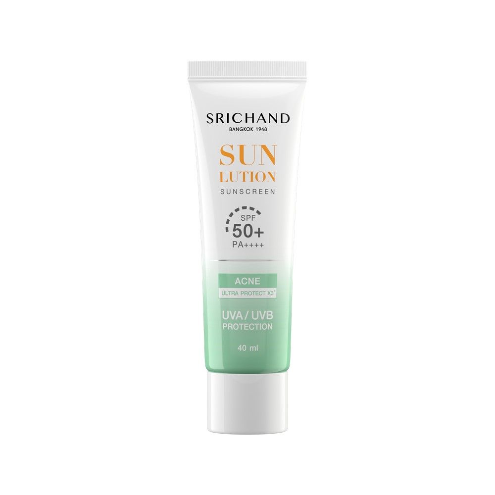 SRICHAND SUNLUTION ACNE CARE SPF50+ 40ML.