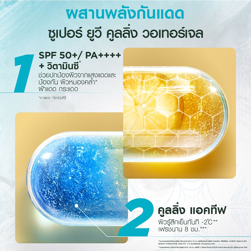 GARNIER COOLING WATERGEL SUNSCREEN 7.5 ML.