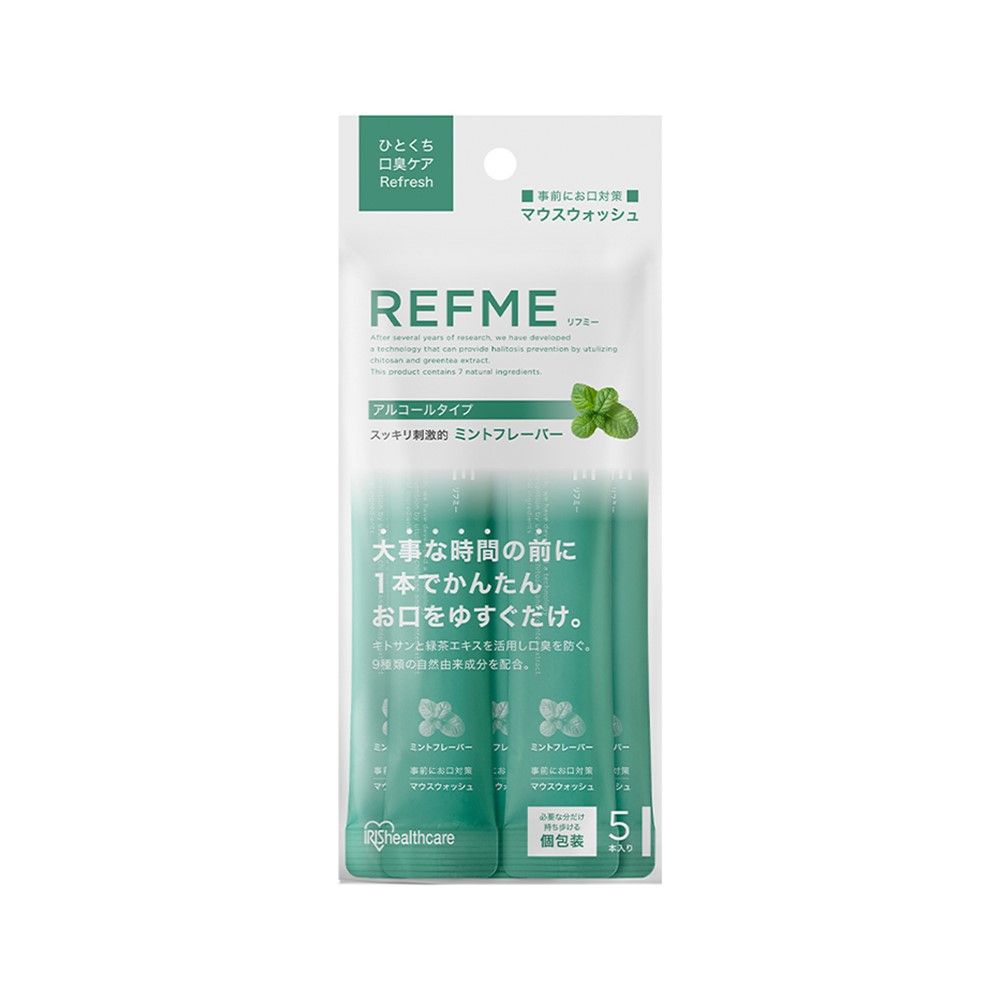 IRIS OHYAMA REFME MOUTHWASH MINT 11 ML. X5