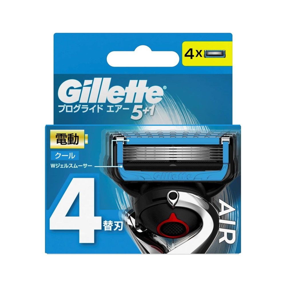 GILLETTE PROGLIDE AIR BLADES PACK 4