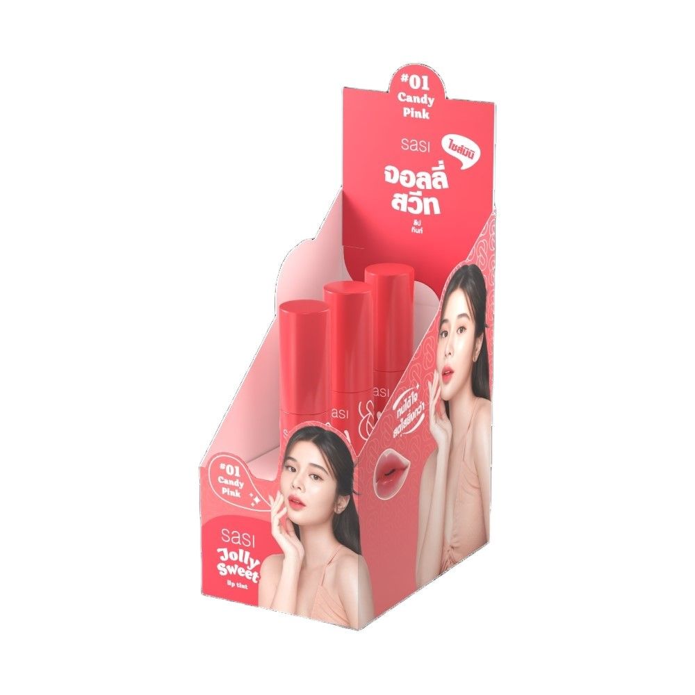 SASI JOLLY LIP TINT 01 CANDY PINK 1.5 G