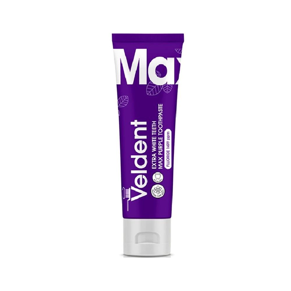 VELDENT WHITE TEETH PURPLE TOOTHPASTE 80 G
