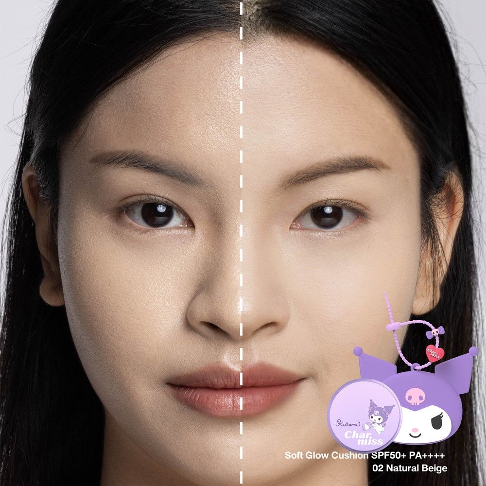 CHARMISS BLOOMING HEART SOFT GLOW CUSHION NATURAL BEIGE 8 G