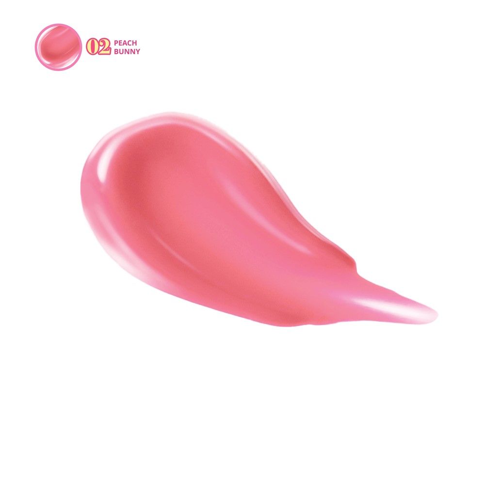 CHARMISS BLOOMING HEART TINTED LIP SERUM 02 PEACH BUNNY 8 G