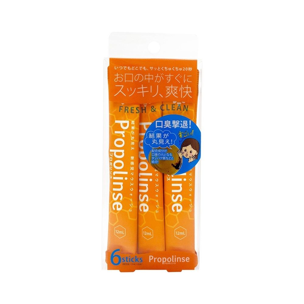 PROPOLINSE MOUTHWASH FRESH AND CLEAN 12 ML PACK 6