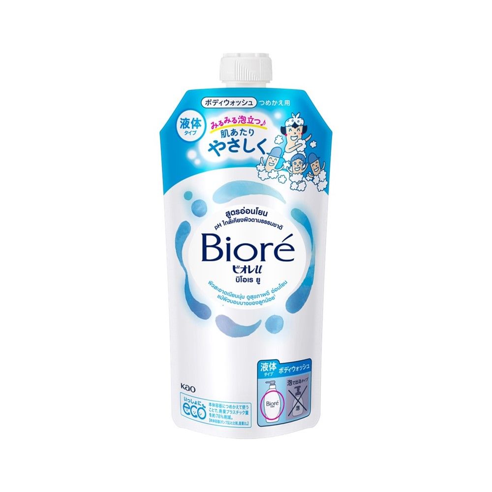 BIORE U GENTLE BODY WASH REFILL 320 ML