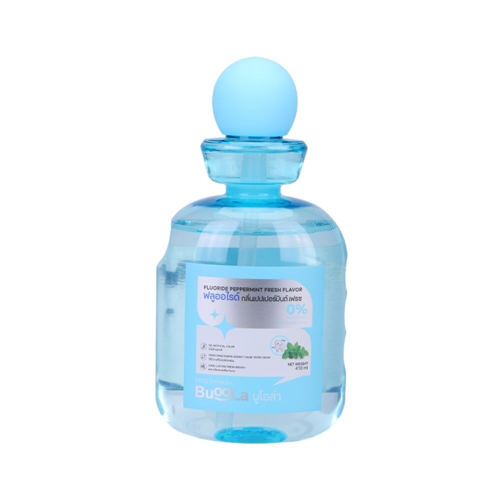 BUOOLA MOUTHWASH FLUORIDE MINT 410 ML