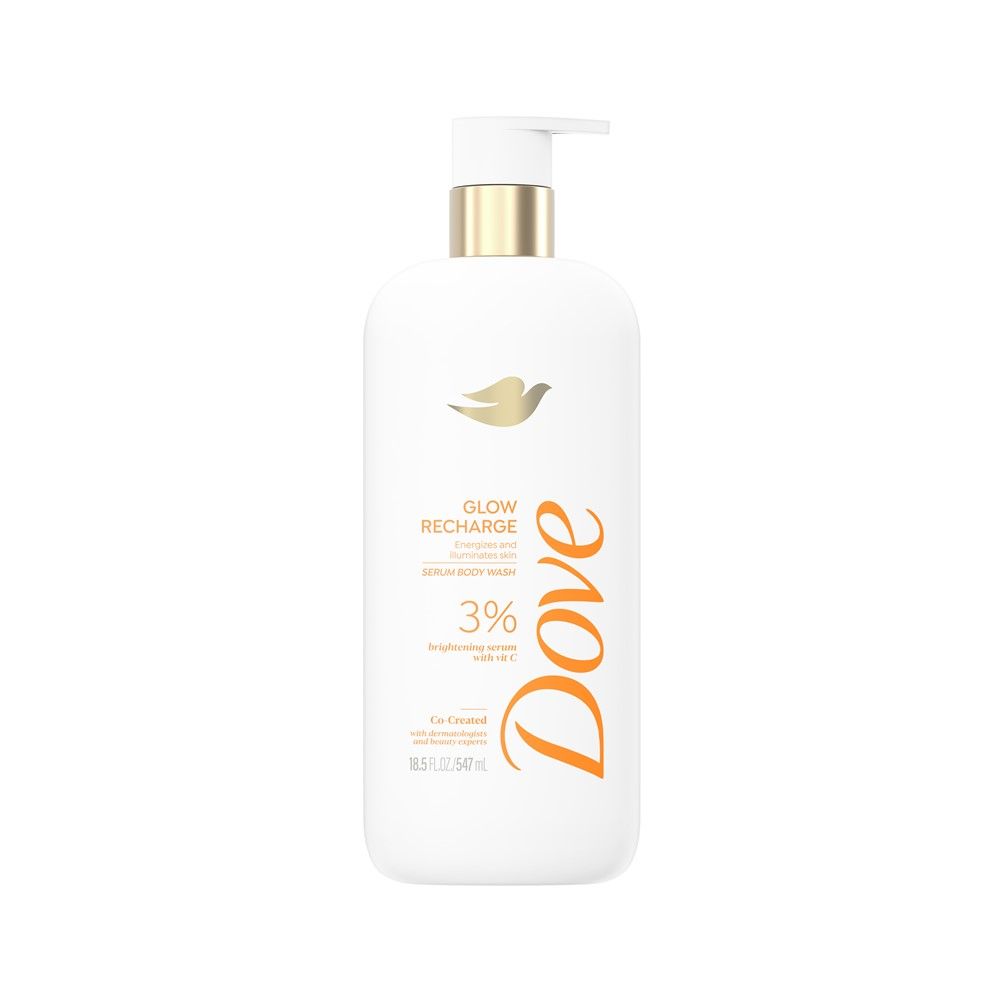 DOVE GLOW RECHARGE BODY WASH 547 ML