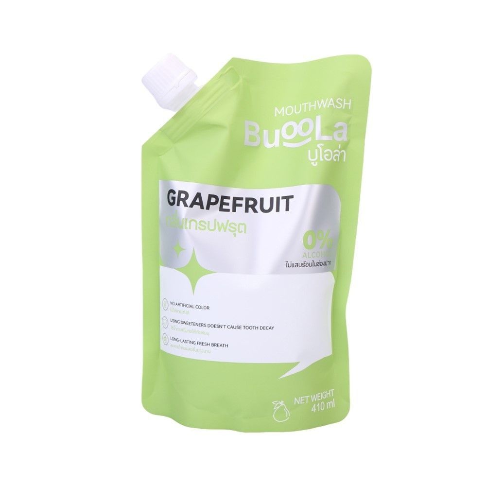 BUOOLA MOUTHWASH GRAPEFRUIT REFILL 410 ML