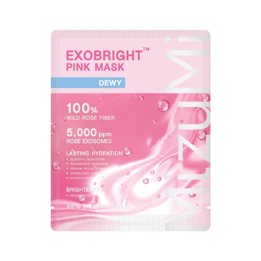 MIZUMI EXOBRIGHT PINK MASK DEWY 30 ML
