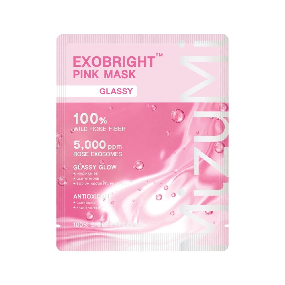 MIZUMI EXOBRIGHT PINK MASK GLASSY 30 ML