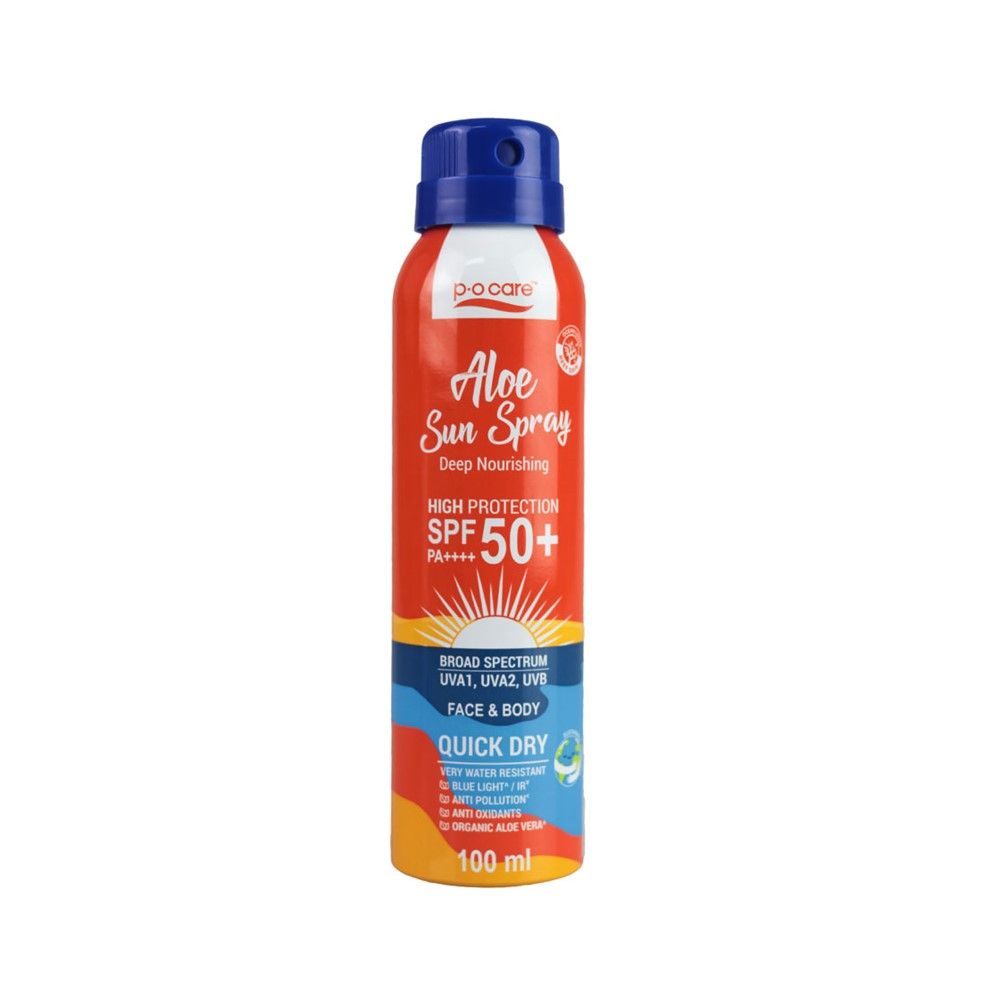 PO CARE ALOE SUN SPRAY SPF 50+ 100 ML