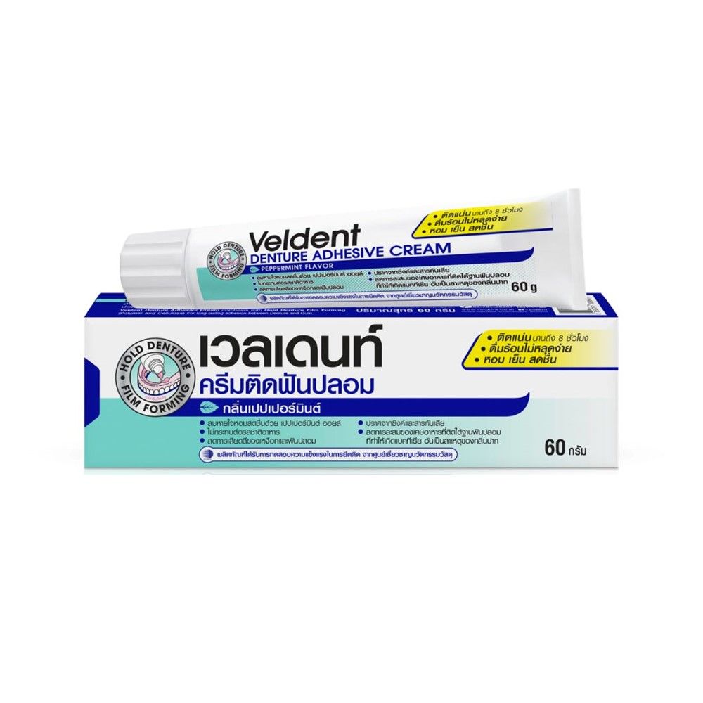 VELDENT DENTURE ADHESIVE CREAM 60 G