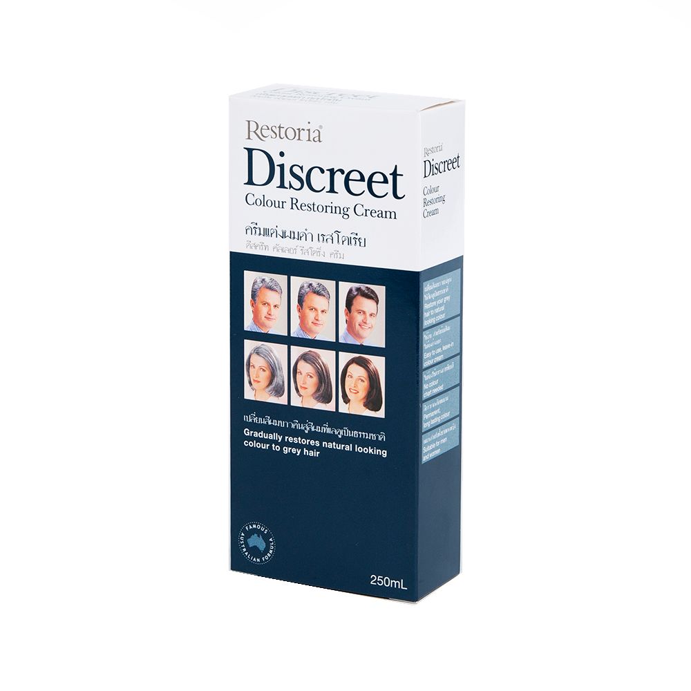 เรสโตเรียดีสครีทครีมแต่งผมดำ 250มล.