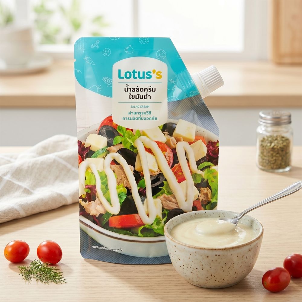 LOTUSS SALAD CREAM LOW FAT 500 G